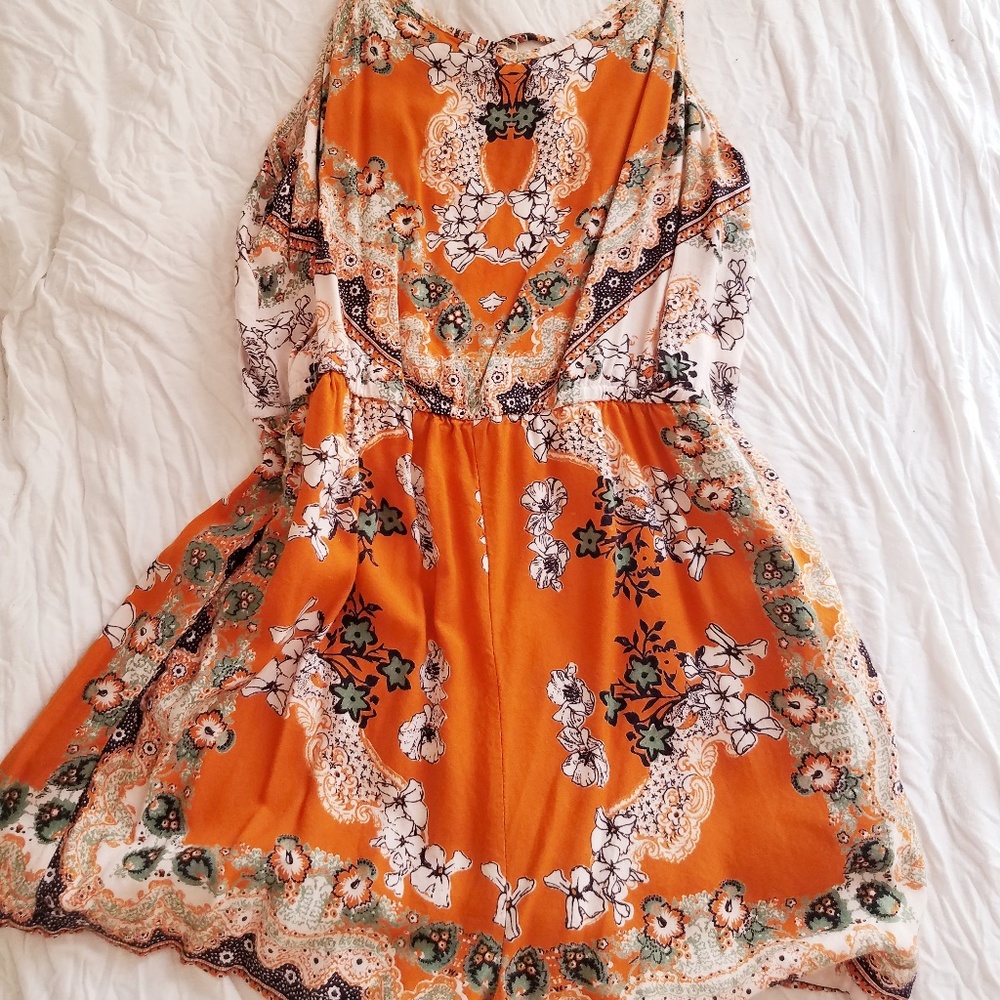 flirty bohemian romper